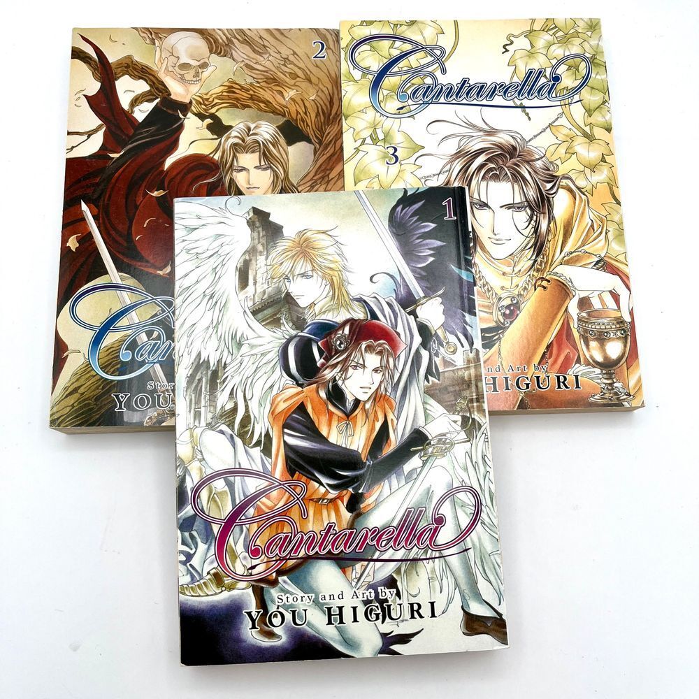 Cantarella Volume 1,2,3 Lot Manga Books You Higuri English Out of Print 2005